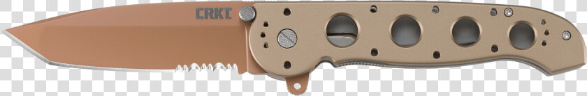 14d Desert Tanto Copper With Triple Point™ Serrations   Utility Knife  HD Png DownloadTransparent PNG