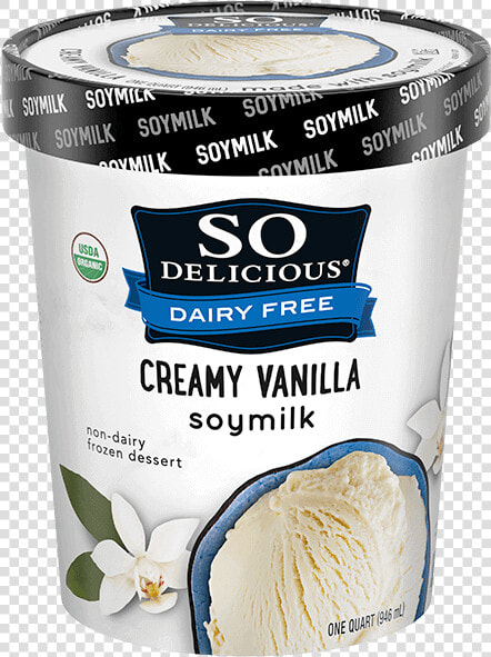 Creamy Vanilla Soymilk Frozen Dessert Class Pro xlgimg   So Delicious Cashew Milk Vanilla Ice Cream  HD Png DownloadTransparent PNG