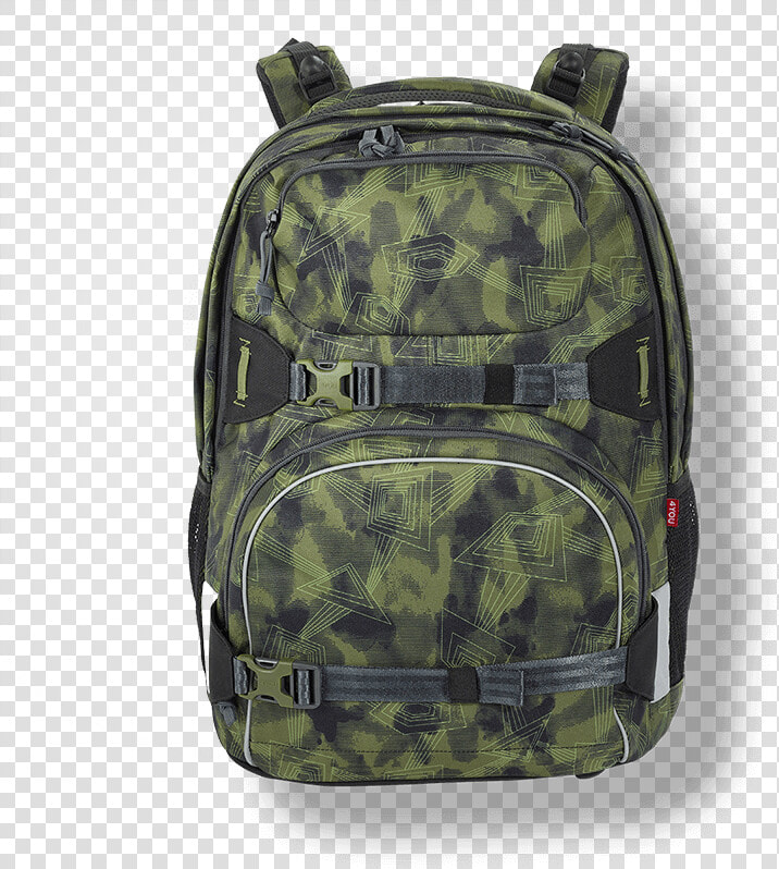 Frontansicht 4you Schulrucksack Pekka Camouflage   Laptop Bag  HD Png DownloadTransparent PNG