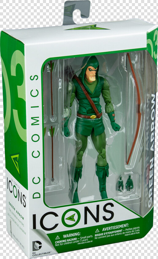 Transparent Green Arrow Comic Png   Dc Collectibles Icons Green Arrow  Png DownloadTransparent PNG