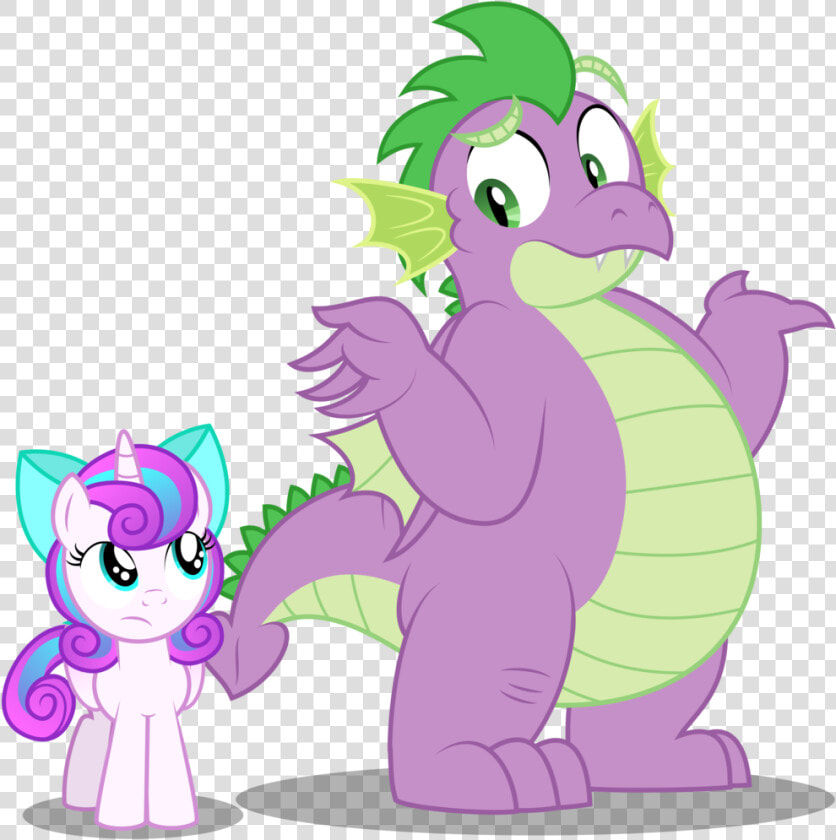 Adult  Adult Spike  Artist   Flurry Heart And Spike Aleximusprime  HD Png DownloadTransparent PNG