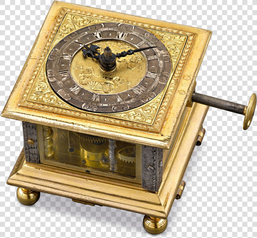 Renaissance Horizontal Table Clock   Antique Table Clock  HD Png DownloadTransparent PNG