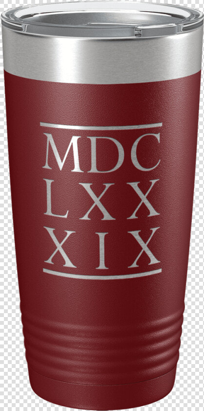 1689 Bcf Roman Numerals 20oz Insulated Tumbler   Caffeinated Drink  HD Png DownloadTransparent PNG