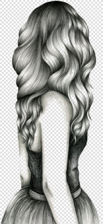 For Girls Sketch Curls   Sketch Cute Doll Drawing  HD Png DownloadTransparent PNG