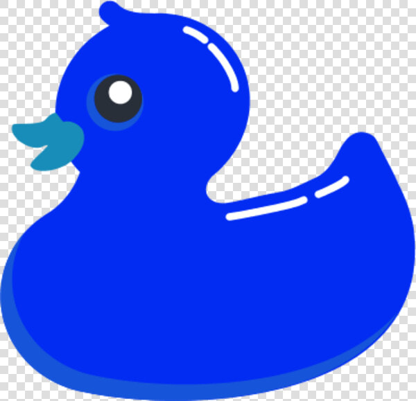 Blue Rubber Duck Clip Art   Transparent Background Rubber Duck Clip Art  HD Png DownloadTransparent PNG