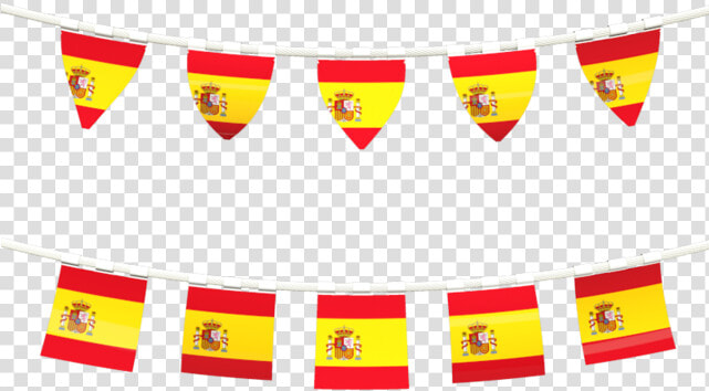 Rows Of Flags   Spanish Flag Banner Png  Transparent PngTransparent PNG