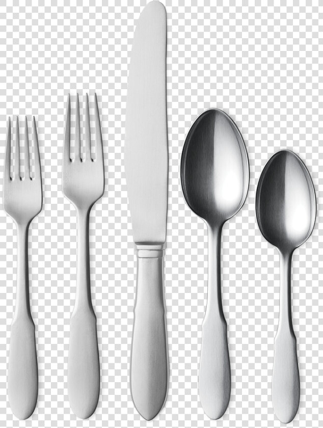 Mitra 5 Pcs   Georg Jensen Stainless Steel Flatware  HD Png DownloadTransparent PNG