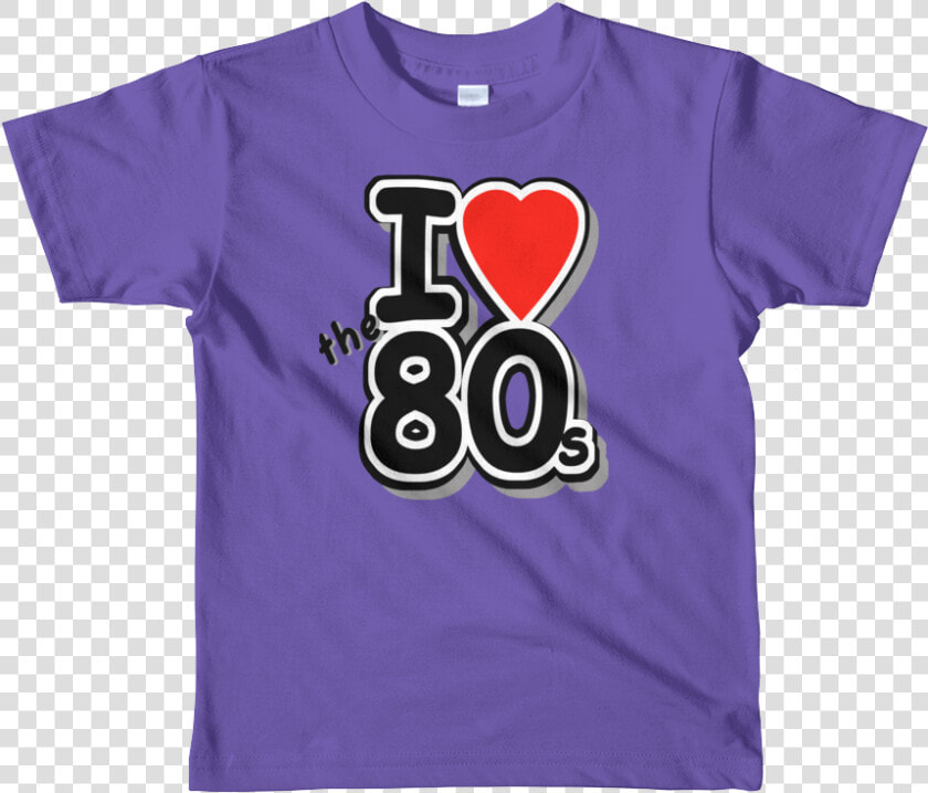 I Love The 80 S Short Sleeve Kids T shirt   Heart  HD Png DownloadTransparent PNG