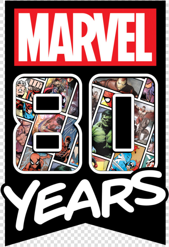 Marvel 80th Anniversary Logo  HD Png DownloadTransparent PNG