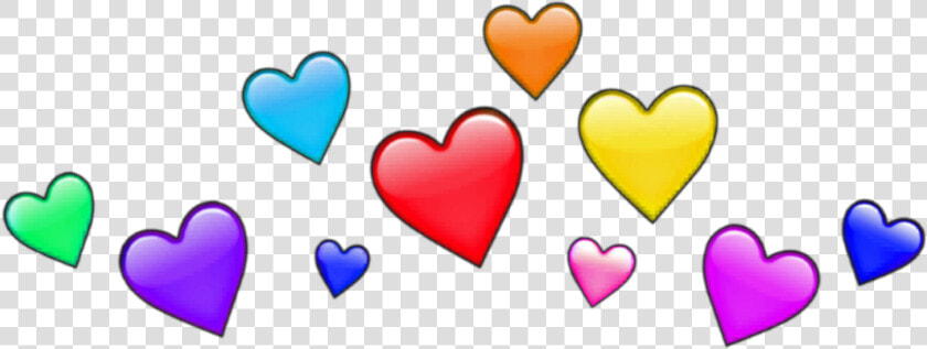 Freeetoedit Heart Crown Heartcrown Colors Rainbow Rainb   Yellow Flower Crown Transparent  HD Png DownloadTransparent PNG