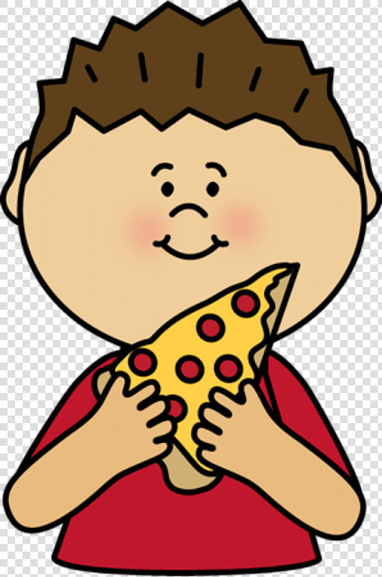 Permalink To Eating Pizza Clipart   Boy Eating Lunch Clipart  HD Png DownloadTransparent PNG