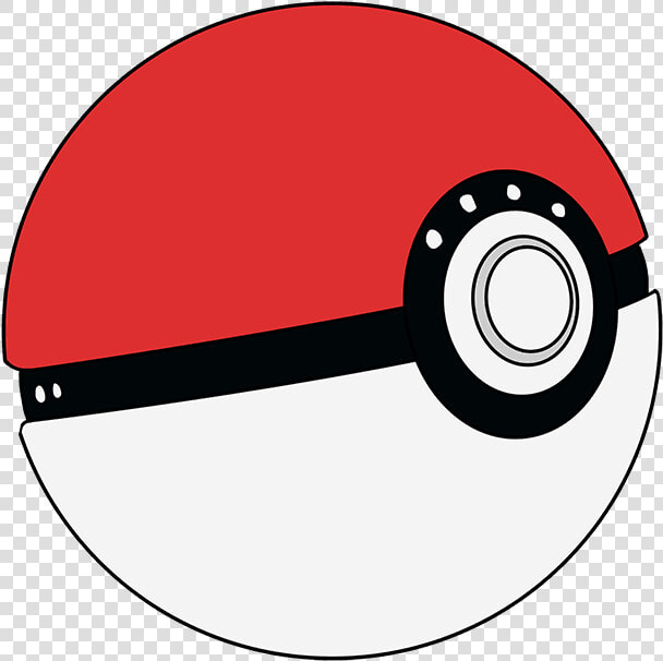 How To Draw Poke Ball   Poke Ball Cartoon Drawing  HD Png DownloadTransparent PNG