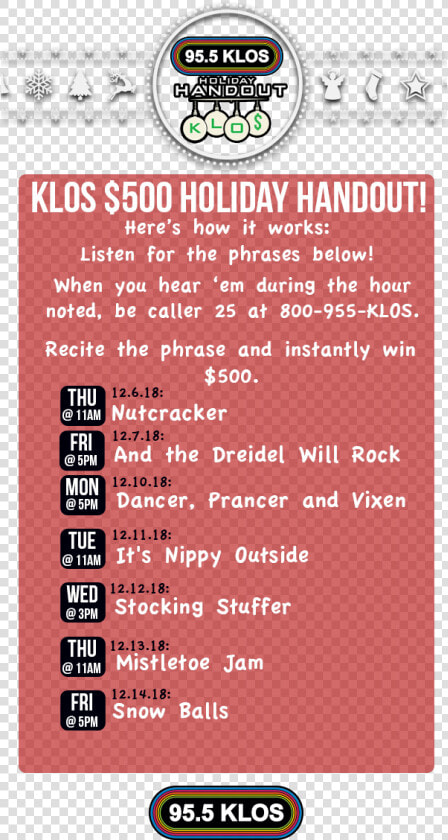 The Klos  500 Holiday Handout   Semaine Pour L Emploi Des Personnes Handicapées 2015  HD Png DownloadTransparent PNG