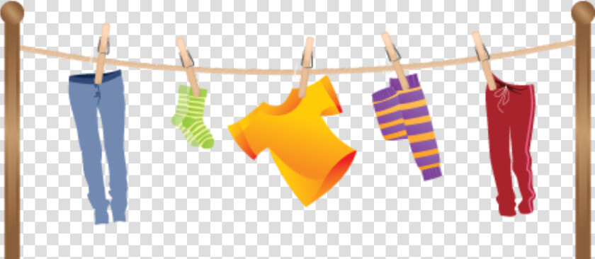 Transparent Laundry Clip Art   Clothes Line Clip Art  HD Png DownloadTransparent PNG