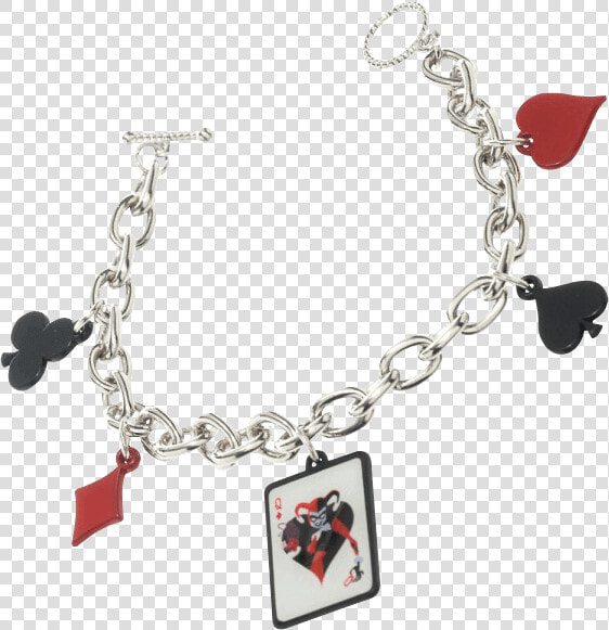 Harley Quinn Charm Bracelet   Chain  HD Png DownloadTransparent PNG