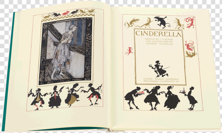 Folio Society Cinderella And Sleeping Beauty   Шарль Перро Золушка Иллюстрации Артура Рэкхема  HD Png DownloadTransparent PNG