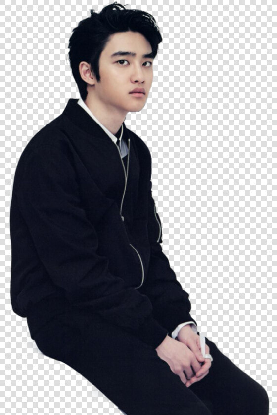 Transparent Person Sitting Png   Do Kyungsoo Png  Png DownloadTransparent PNG