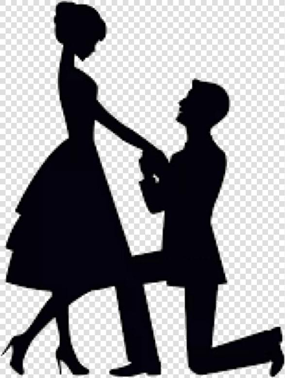  couple  silhouette  black  love  romantic  HD Png DownloadTransparent PNG