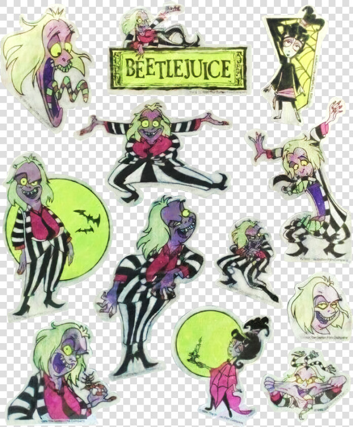 Transparent 90′s Beetlejuice Stickers   Beetlejuice Cartoon Concept Art  HD Png DownloadTransparent PNG