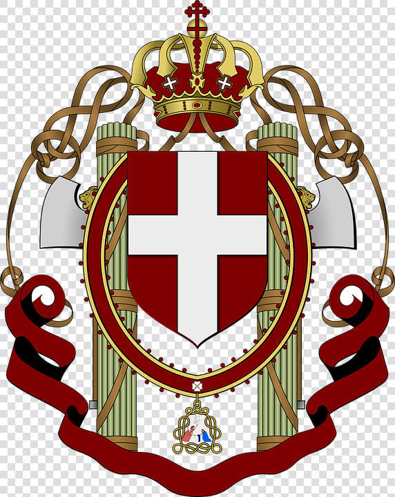 Crest  Crown  Church  Gentry  Power  Coloms  Banner   Arms Of House Of Savoy  HD Png DownloadTransparent PNG