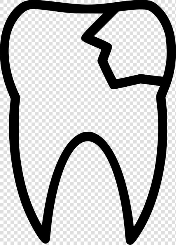 Tooth Teeth Chipped Broken   Teeth Png Icon  Transparent PngTransparent PNG