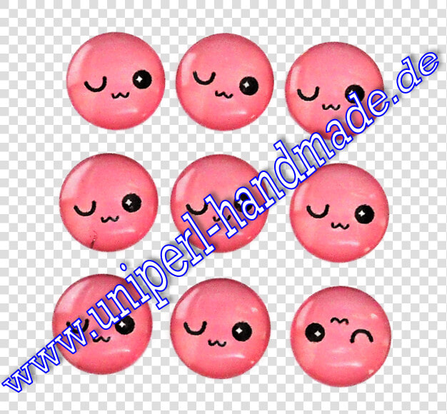 Emoji Cabochon  14 Mm  Slightly Smiling Face With Winking   Smiley  HD Png DownloadTransparent PNG