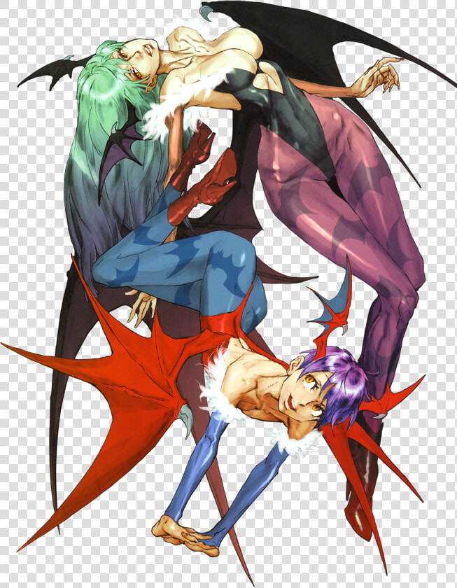 Nishimura Lilith And Morrigan  HD Png DownloadTransparent PNG