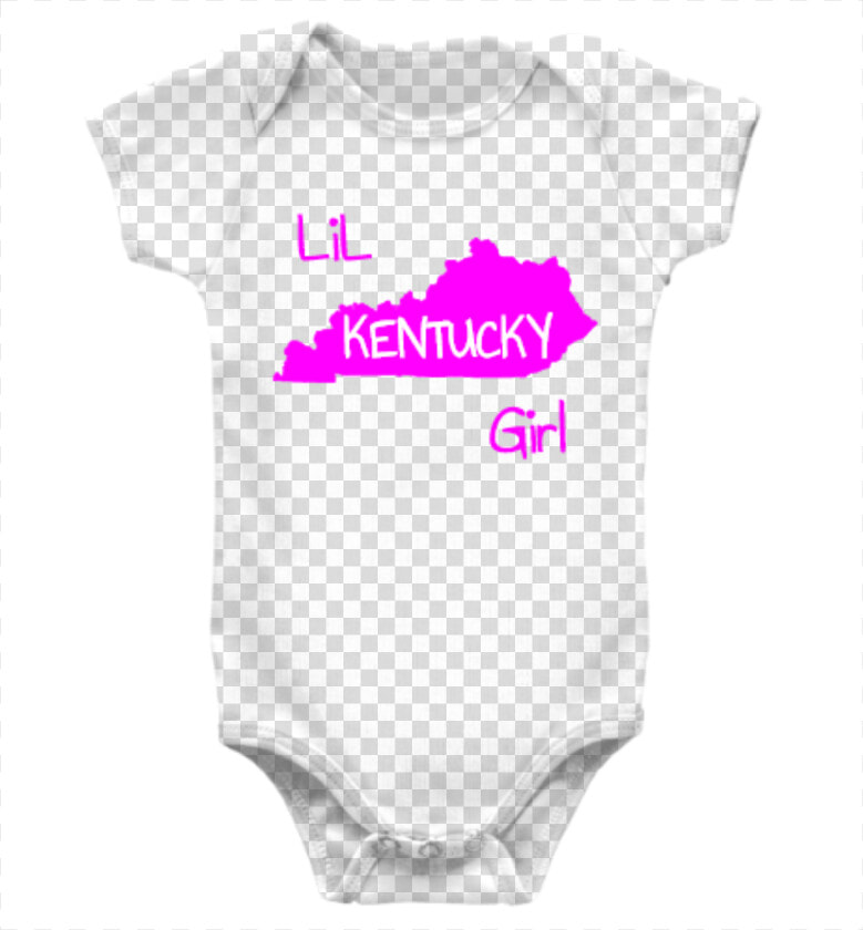 Lil Kentucky Girl Baby Creeper White Rabbit Skins Infant   Active Shirt  HD Png DownloadTransparent PNG