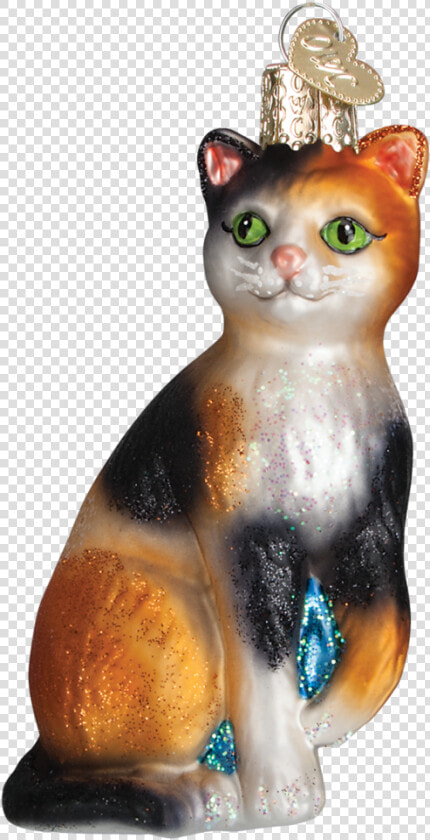 Christmas Ornament Cat Calico  HD Png DownloadTransparent PNG