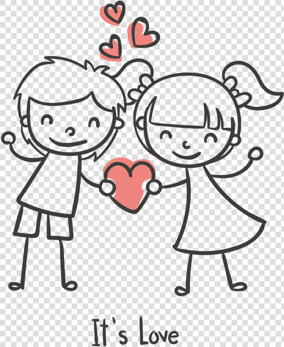 Clip Art Bonecos Apaixonados   One Line Love Marathi Status  HD Png DownloadTransparent PNG