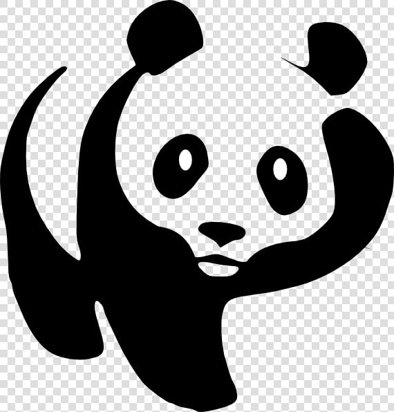 Panda Clipart Small   Panda Black And White Clip Art  HD Png DownloadTransparent PNG