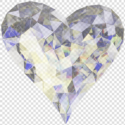 Heart  Diamond  Love  Color Spread  Beautiful  Tender   Amethyst  HD Png DownloadTransparent PNG