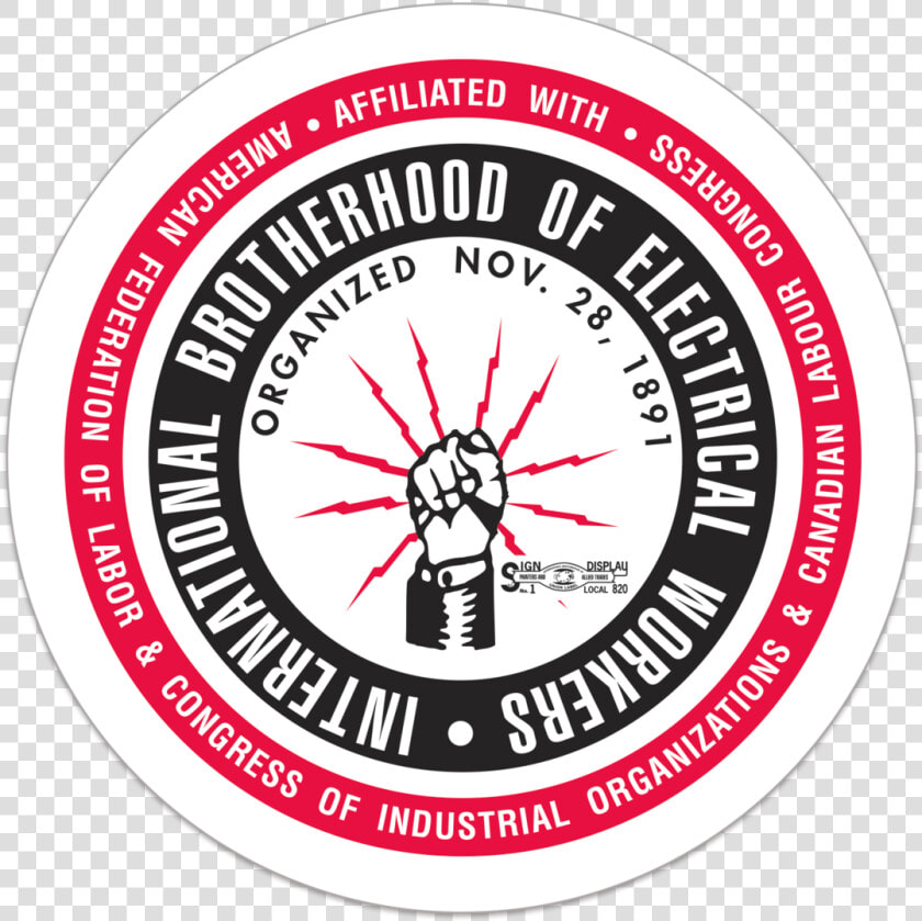 International Brotherhood Of Electrical Workers  HD Png DownloadTransparent PNG