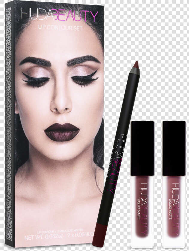 Lip Contour Set   Huda Beauty Lip Contour Set Vixen And Famous  HD Png DownloadTransparent PNG