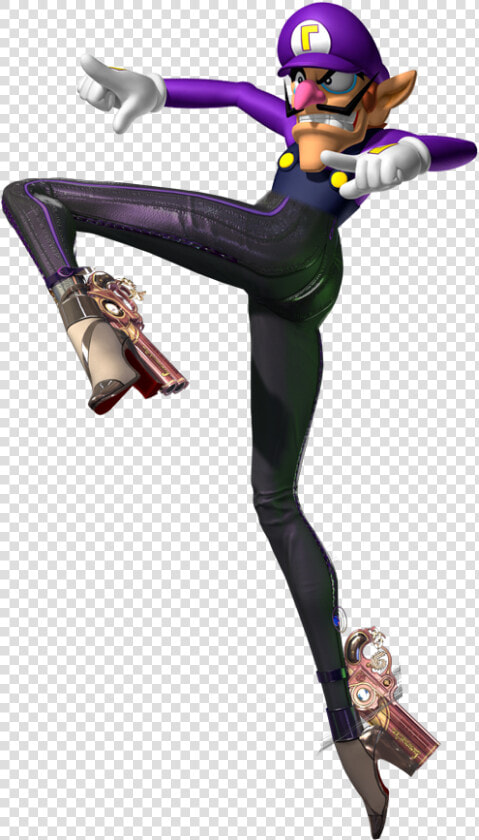 Waluigi If He Put On Zss Shoes   Bayonetta Waluigi  HD Png DownloadTransparent PNG