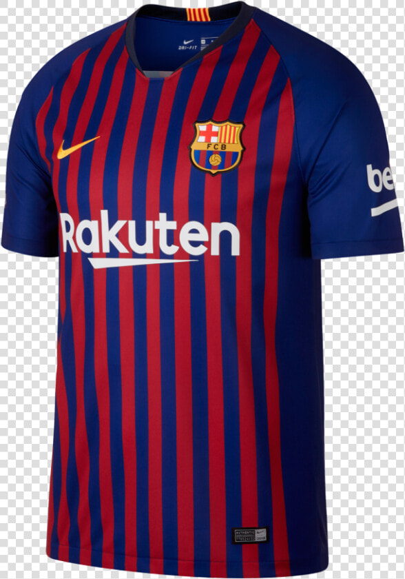 Fc Barcelona 18 19 Home Jersey Title Fc Barcelona   Barcelona Home Jersey 17 18  HD Png DownloadTransparent PNG