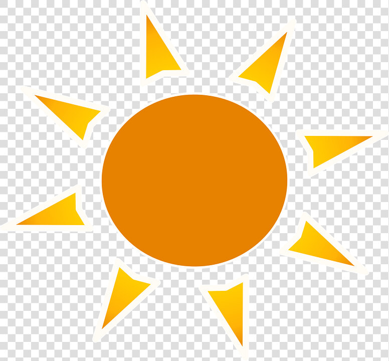 Sun  Orange  Heat  Summer  Warm  Happy   Clipart Transparent Background Sun Png  Png DownloadTransparent PNG