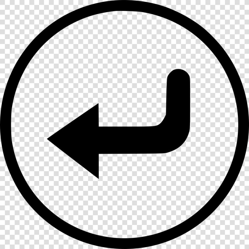 Enter Accept Round Circle Arrow   Arrow Enter Icon Png  Transparent PngTransparent PNG