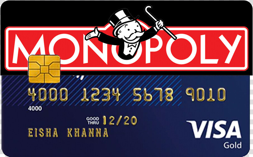 Monopoly Logo Credit And Debit Card Sticker   Label  HD Png DownloadTransparent PNG