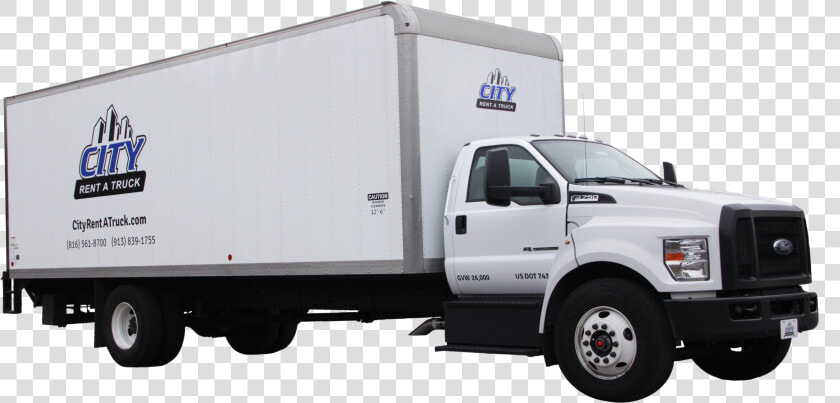 26 f750 Box Truck   Trailer Truck  HD Png DownloadTransparent PNG