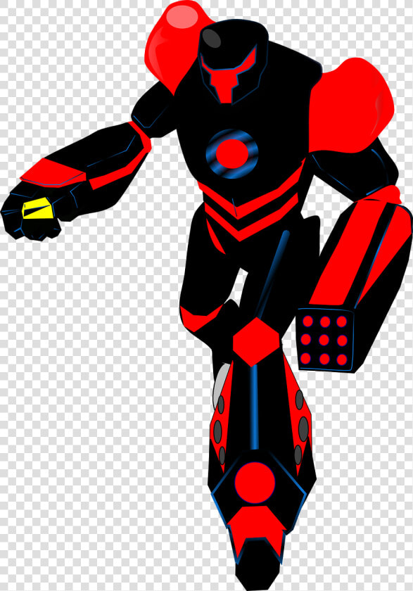 Robot  Red  Black  Transformer  Android  Robotics   Black And Red Robot  HD Png DownloadTransparent PNG