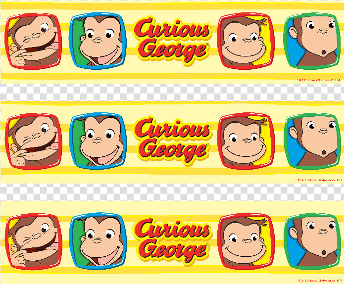 Photocake Edible Cake Banding   Curious George  HD Png DownloadTransparent PNG