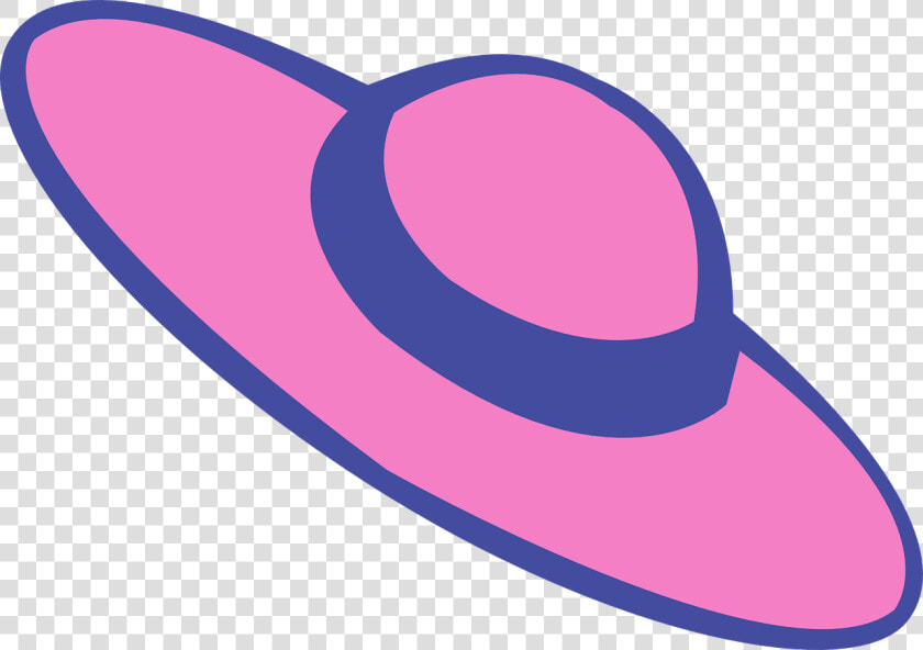 Png Ladies Hat Flowers   Big Hat Clip Art  Transparent PngTransparent PNG