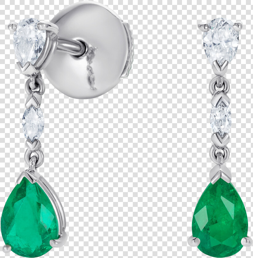 Grafton Emerald And Diamond Drop Earrings   Earrings  HD Png DownloadTransparent PNG