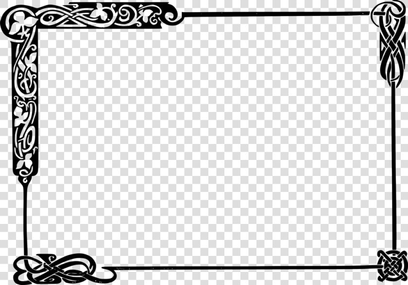 Borders And Frames Celtic Knot Celts Picture Frames   Celtic Frame Clip Art  HD Png DownloadTransparent PNG