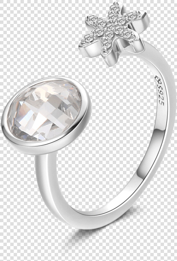 Anel Gelo E Floco De Neve   Pre engagement Ring  HD Png DownloadTransparent PNG