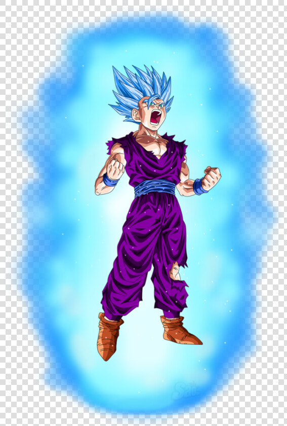 Teen Gohan Ssj Blue 2 By Alphagreywind   Gohan Ssj Blue 2  HD Png DownloadTransparent PNG