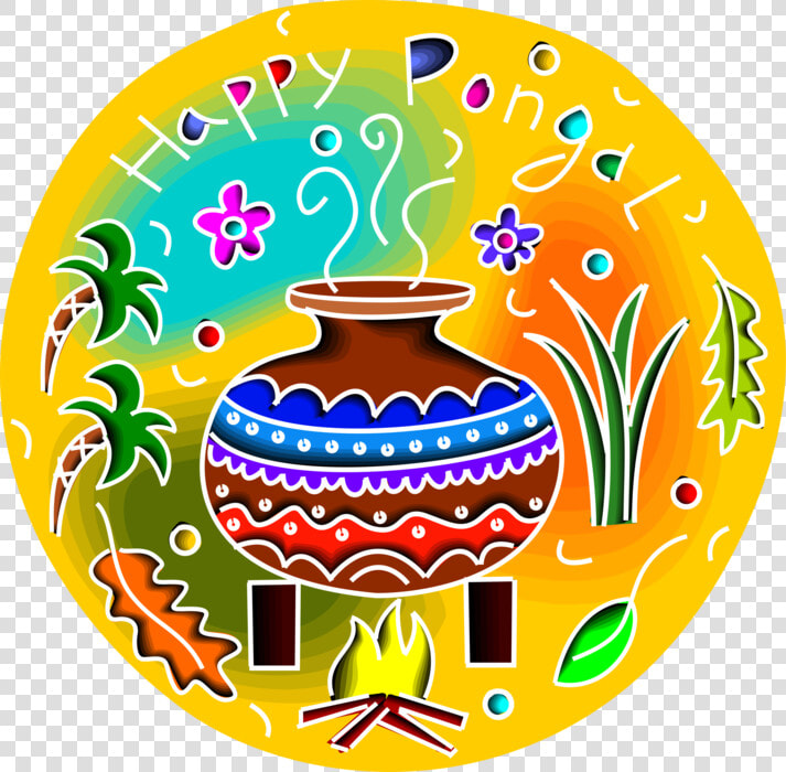 Thai Pongal Tamil Vector   Circle  HD Png DownloadTransparent PNG