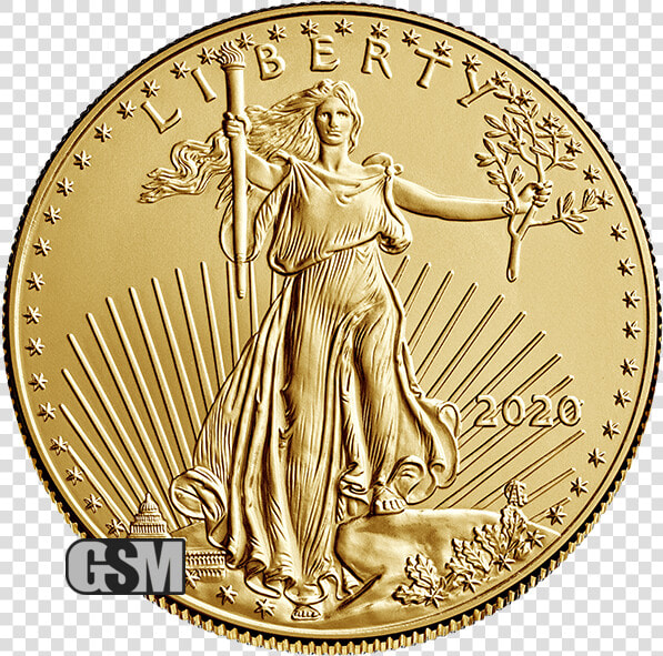 2020 1 Oz American Gold Eagle   2020 American Eagle Gold Coin  HD Png DownloadTransparent PNG