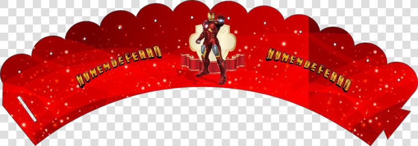 Iron Man Birthday Party  Free Printable Wrappers Cupcake  HD Png DownloadTransparent PNG